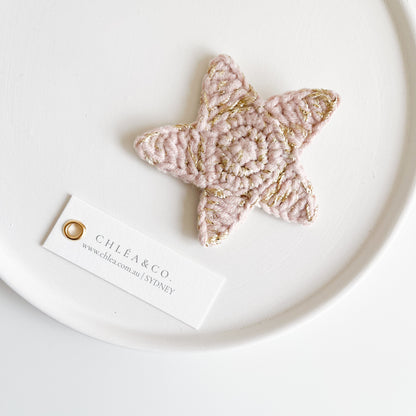Twinkle Star Crochet Clip