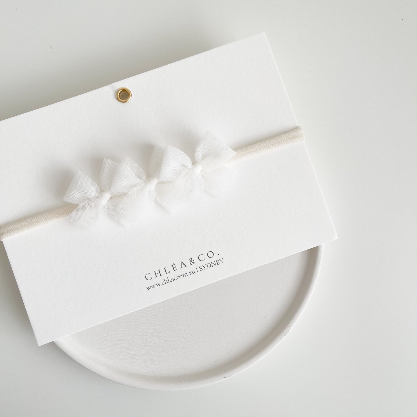 Petite Ballerina Tulle Bow Headband