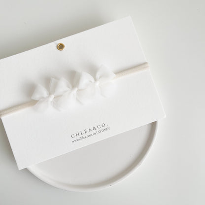 Petite Ballerina Tulle Bow Headband