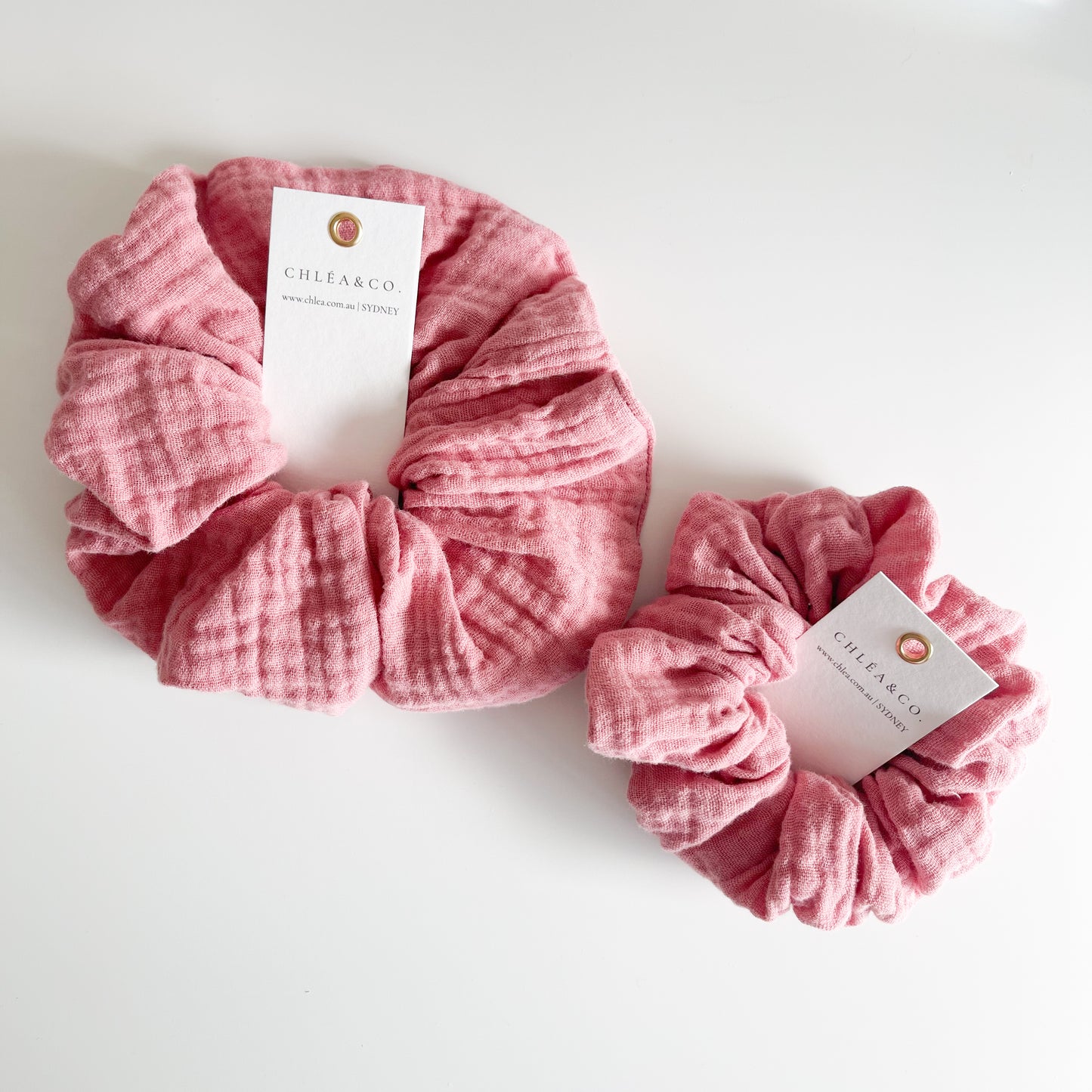 Mum & Little One Muslin Scrunchies