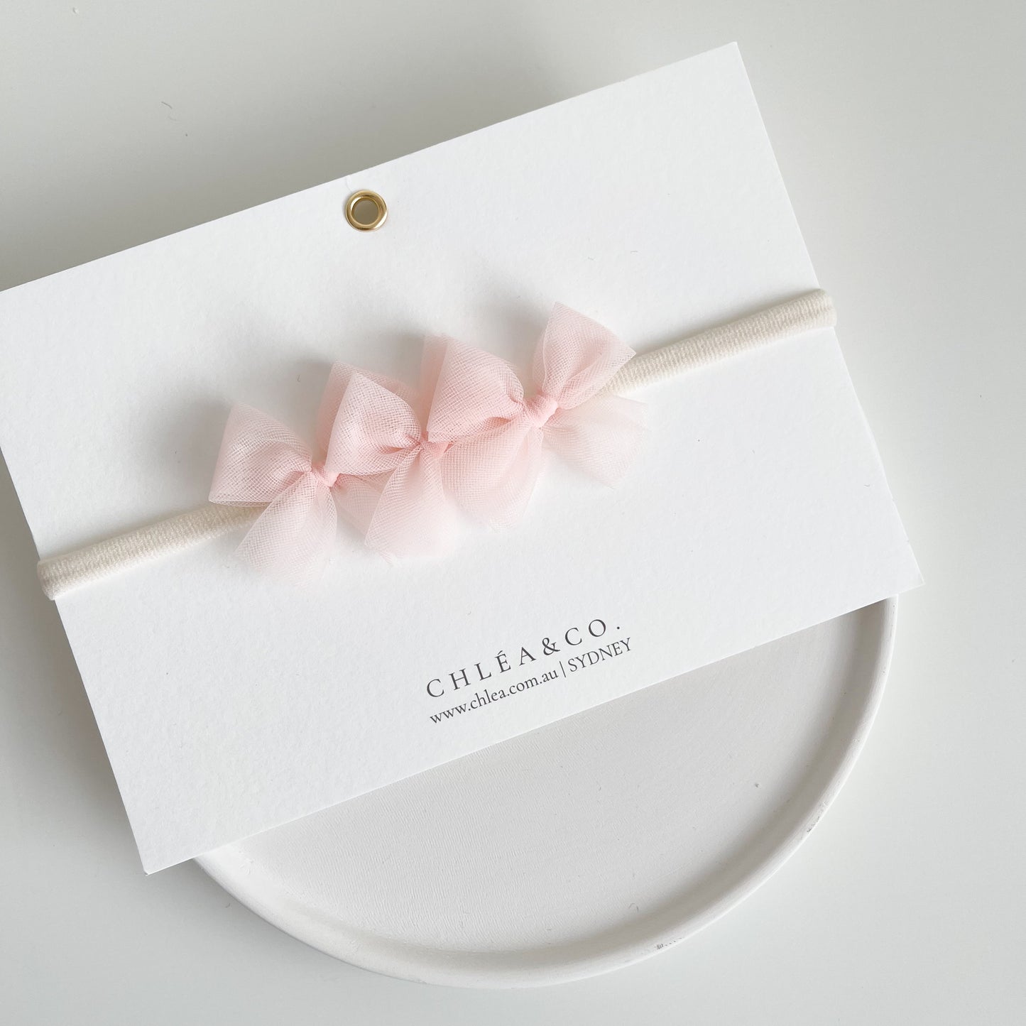 Petite Ballerina Tulle Bow Headband