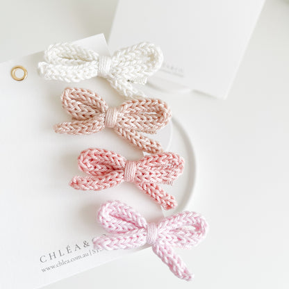 Soleil Bow Crochet Clip