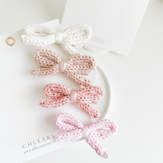 Soleil Bow Crochet Clip