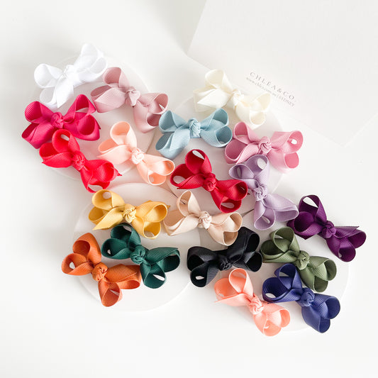 Petite Emilia Pigtail Bow Set