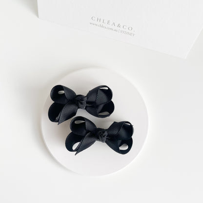 Petite Emilia Pigtail Bow Set