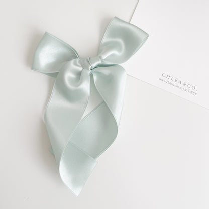 Signature Satin Long Tail Bow |  Petite XL