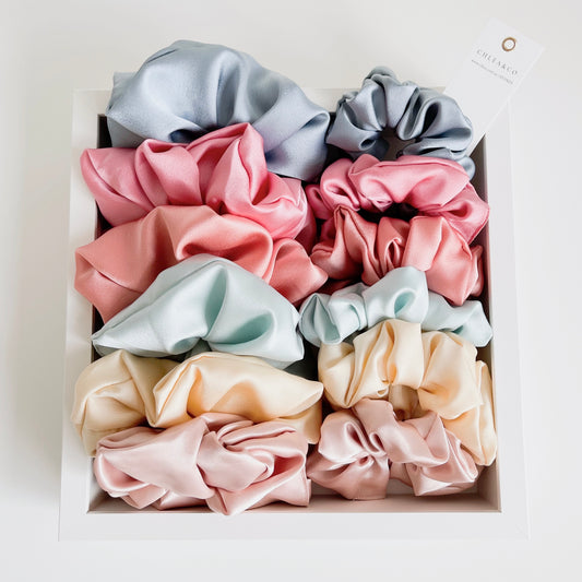 Mum & Little One Satin Scrunchies