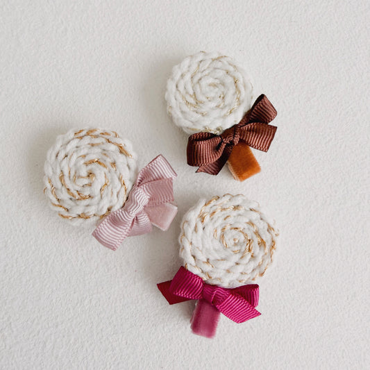 My Lollipop Crochet Clip