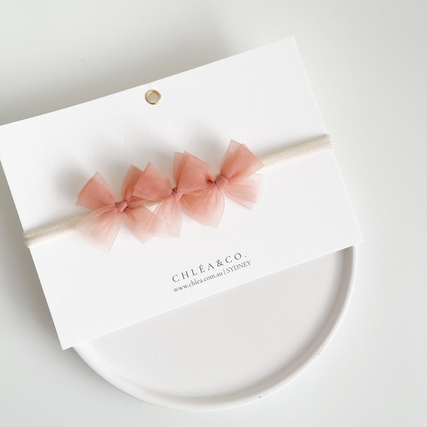 Petite Ballerina Tulle Bow Headband