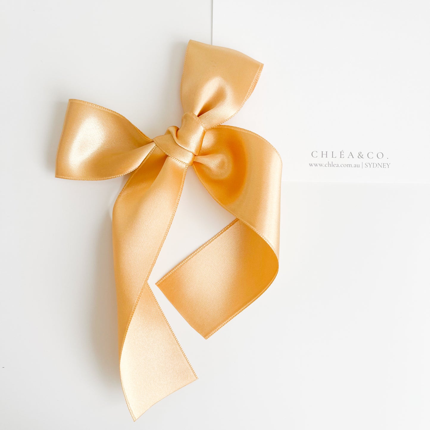 Signature Satin Long Tail Bow |  Petite XL