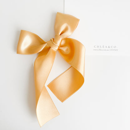 Signature Satin Long Tail Bow |  Petite XL