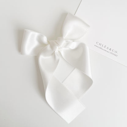 Signature Satin Long Tail Bow |  Petite XL