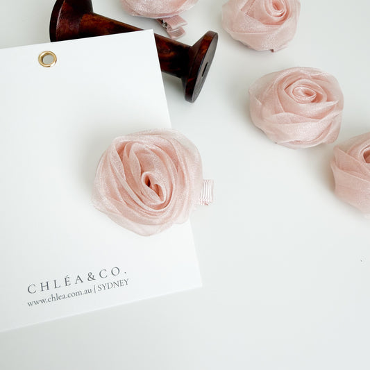 Blushing Rose Clip