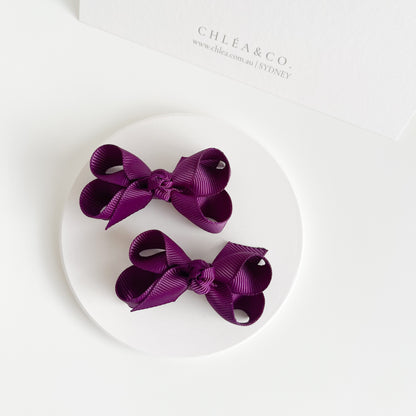Petite Emilia Pigtail Bow Set