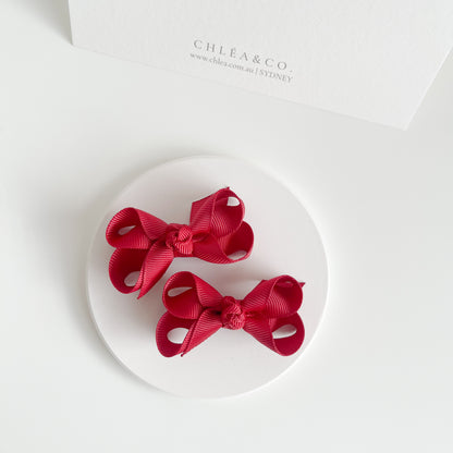 Petite Emilia Pigtail Bow Set