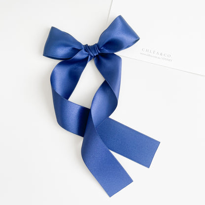 Signature Satin Long Tail Bow | Standard