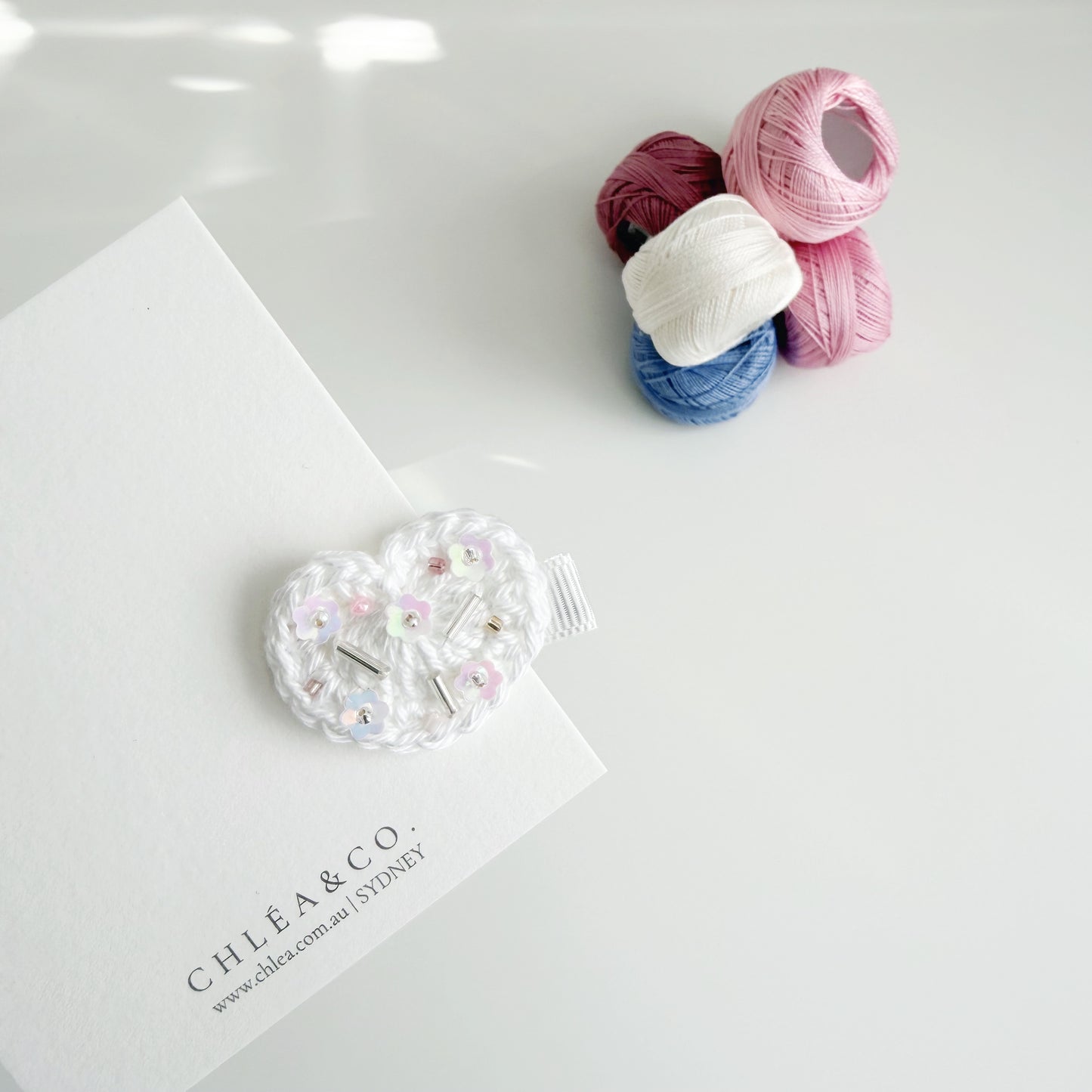 Sparkle Heart Clip