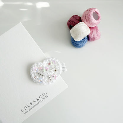Sparkle Heart Clip