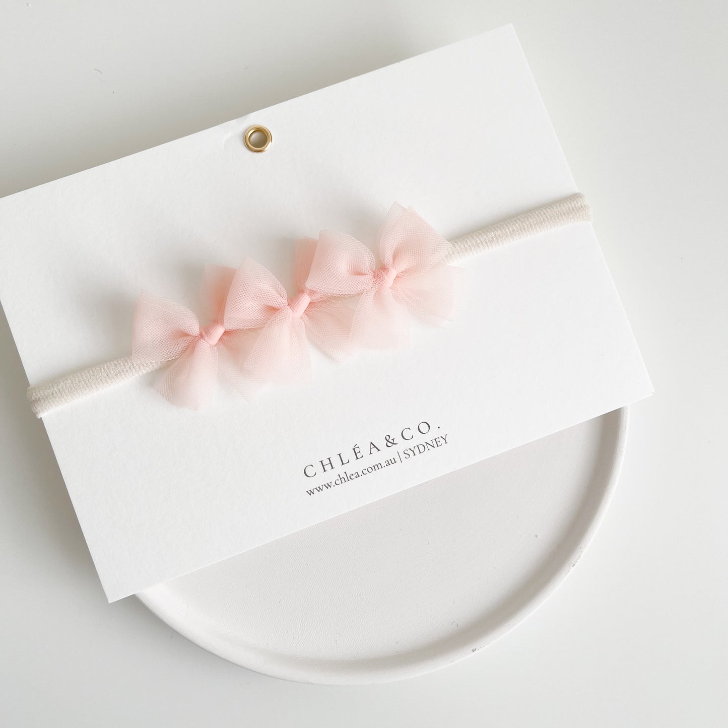 Petite Ballerina Tulle Bow Headband
