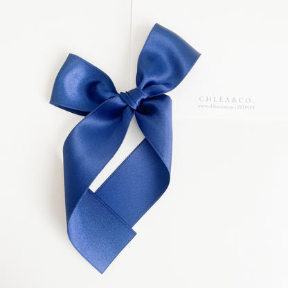 Signature Satin Long Tail Bow |  Petite XL