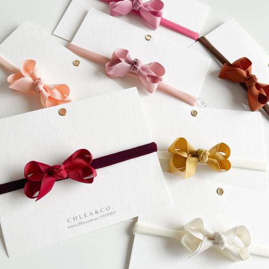 Petite Emilia Ribbon Bow Headband