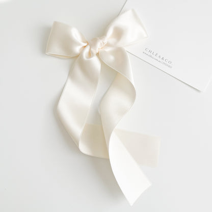 Signature Satin Long Tail Bow | Standard