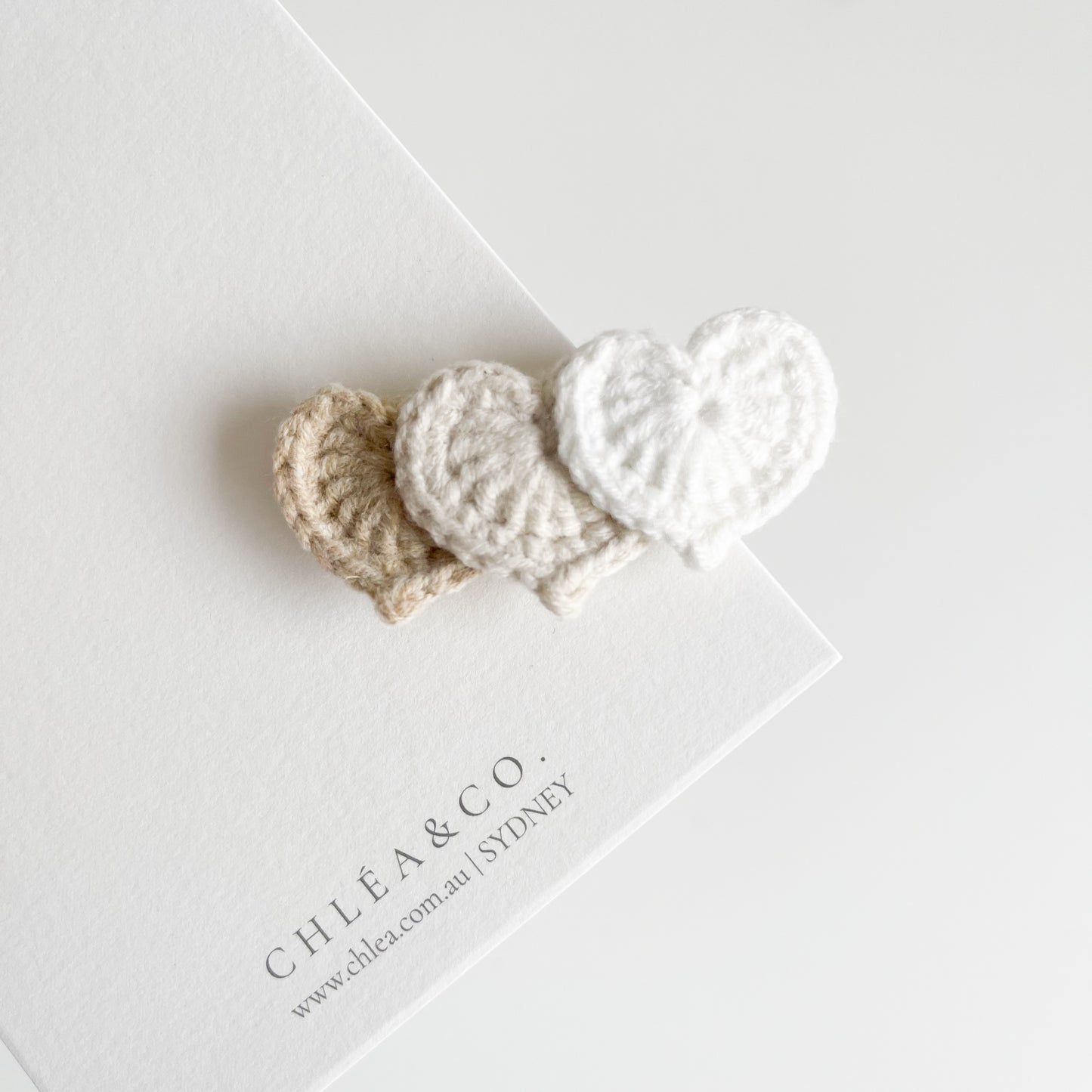 Petite Sweetheart Crochet Clip