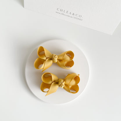 Petite Emilia Pigtail Bow Set