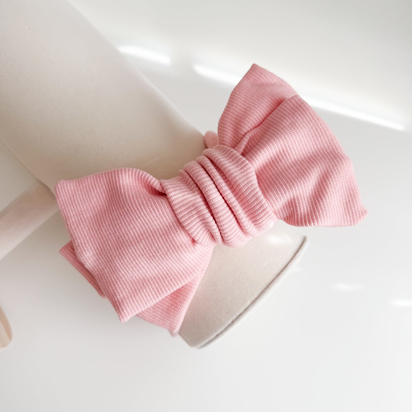Double Bow Oversized Topknot Baby Headband