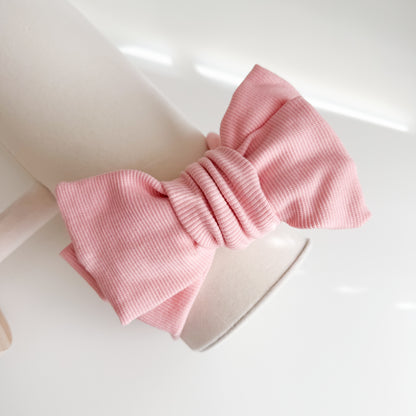 Double Bow Oversized Topknot Baby Headband