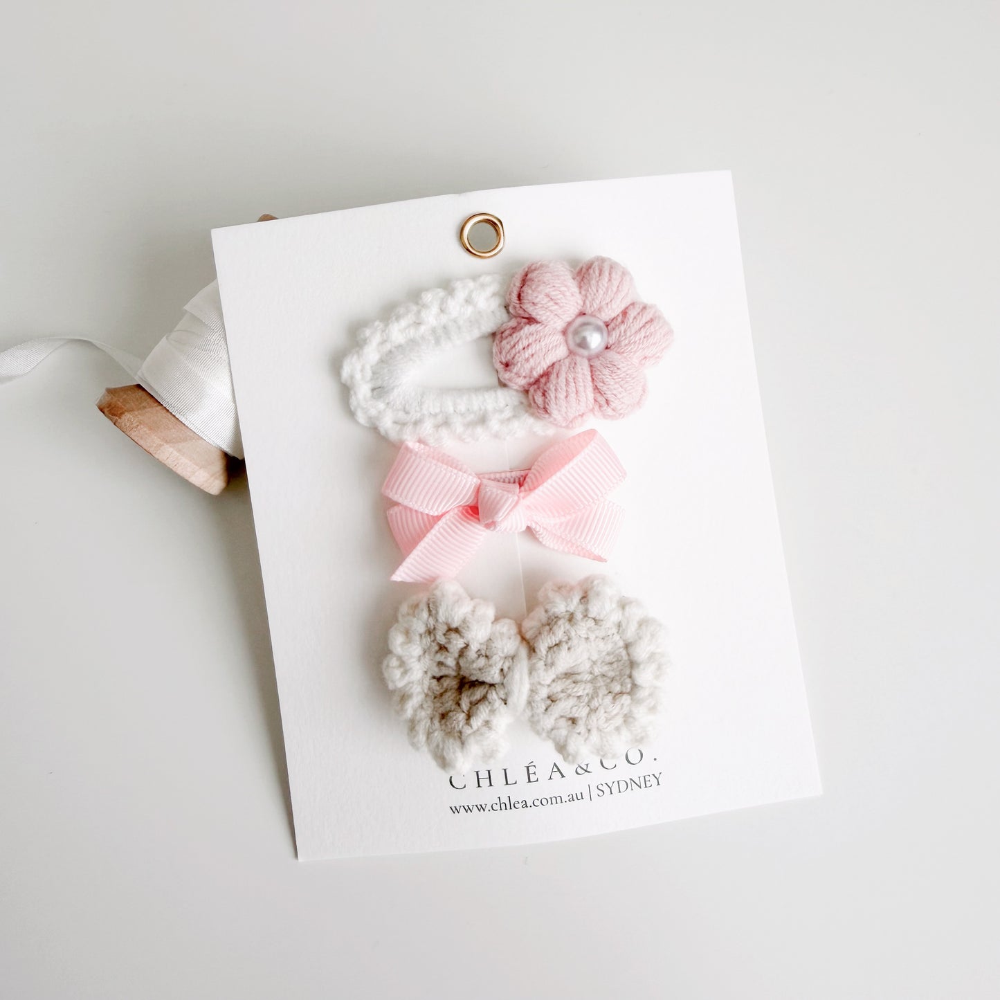 Petal & Pearl | 3pc Mixed Hair Clips