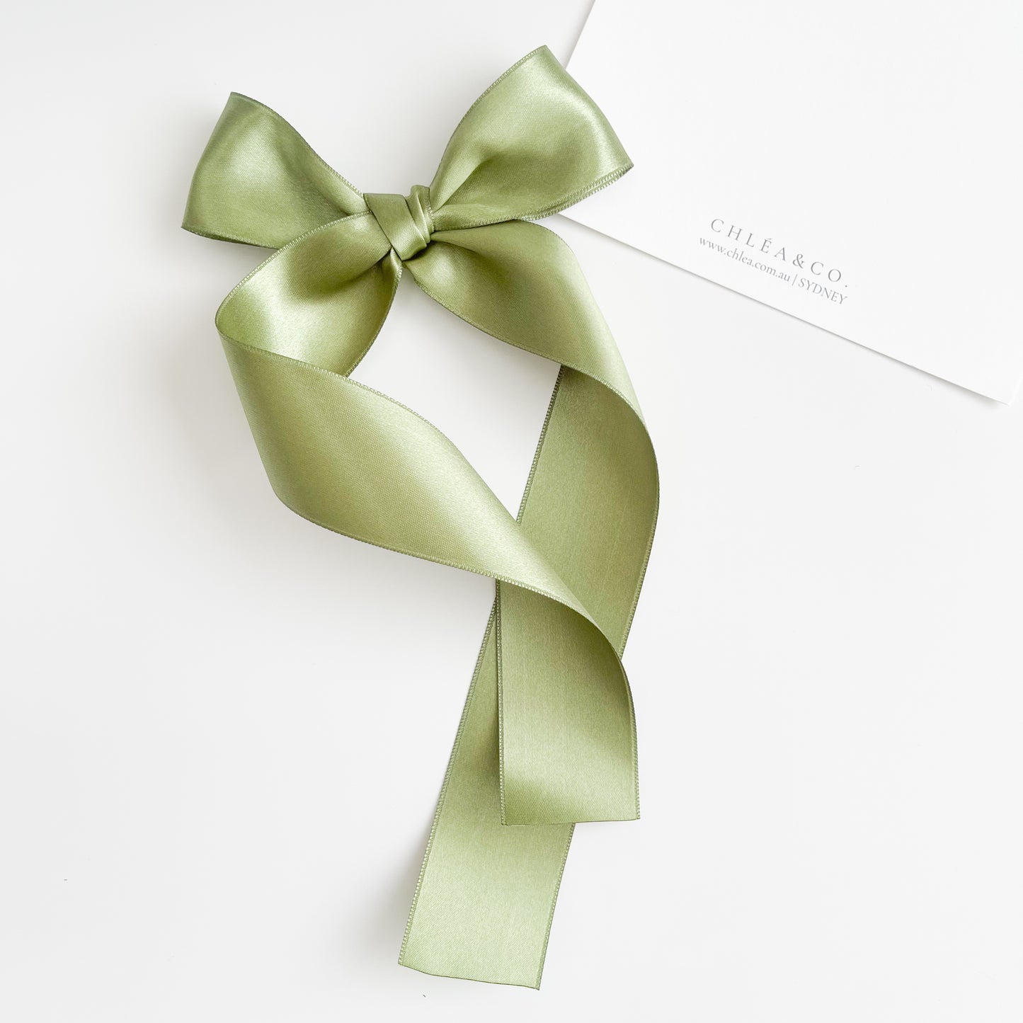 Signature Satin Long Tail Bow | Standard