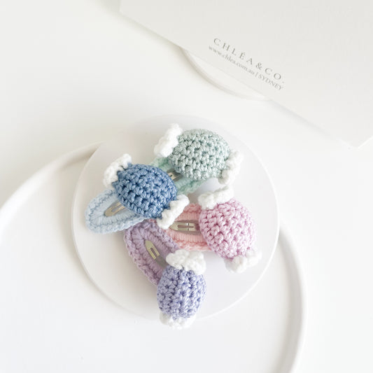 Bonbon Crochet Hair Clip