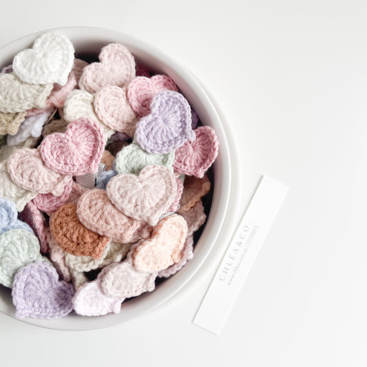 Petite Sweetheart Crochet Clip