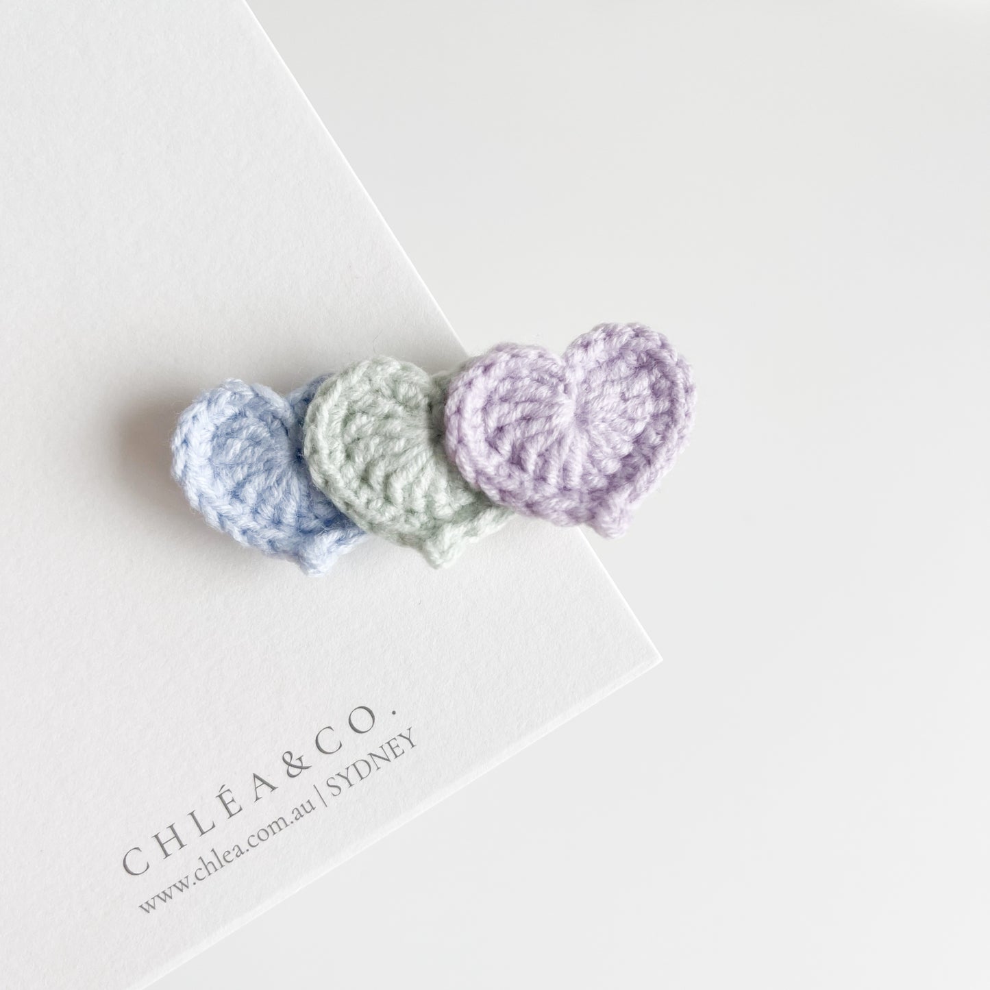 Petite Sweetheart Crochet Clip