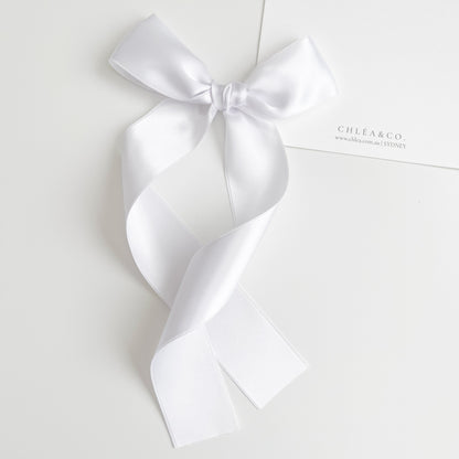 Signature Satin Long Tail Bow | Standard