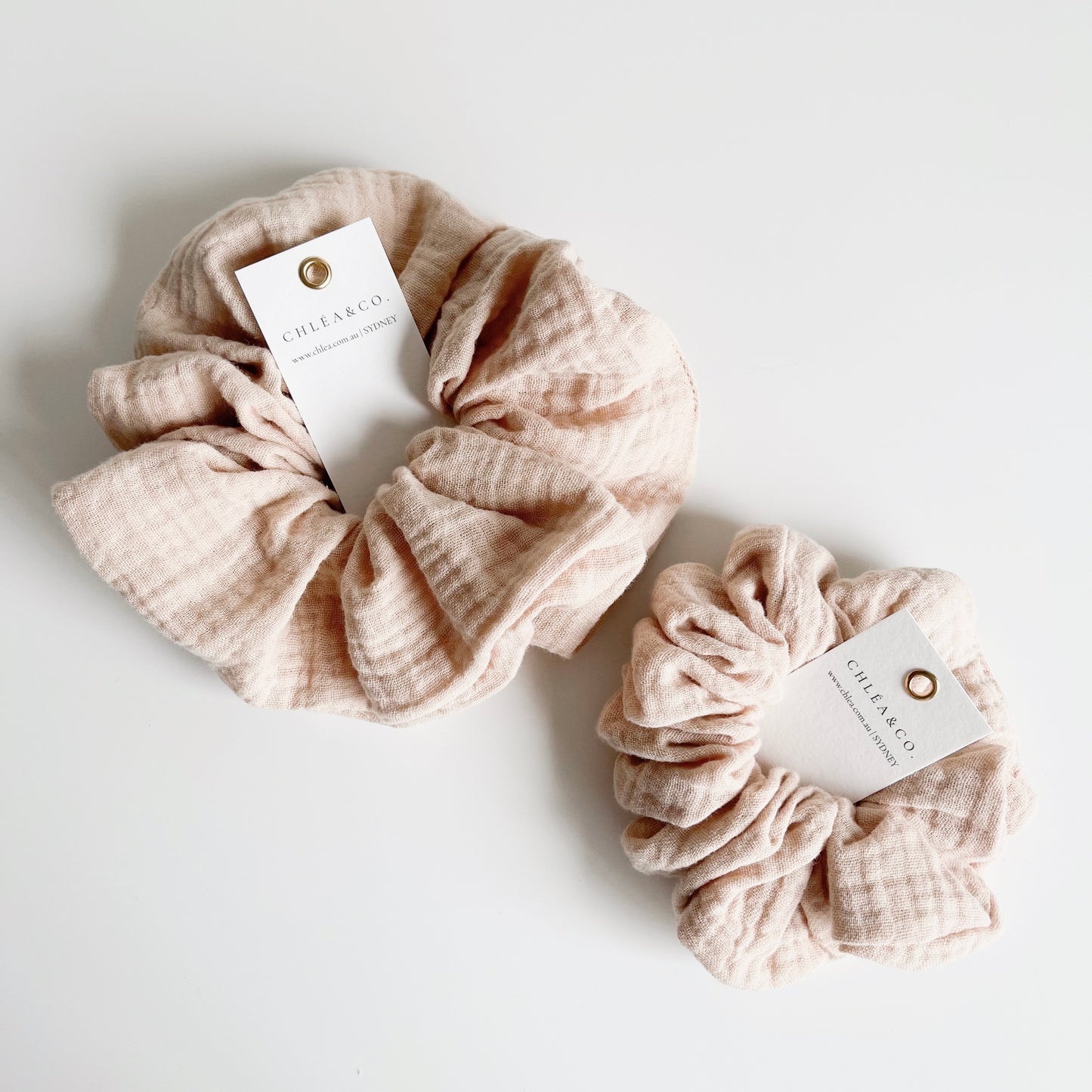 Mum & Little One Muslin Scrunchies