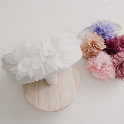 Chiffon Blossom Baby Headband