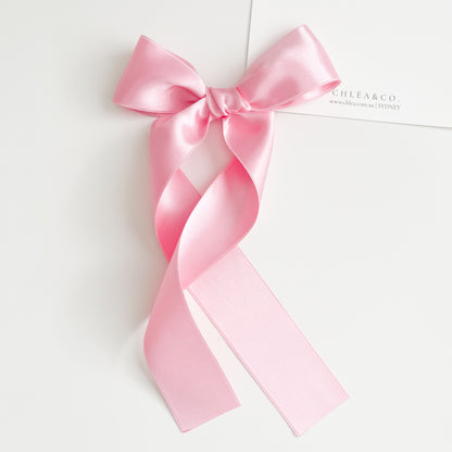 Signature Satin Long Tail Bow | Standard