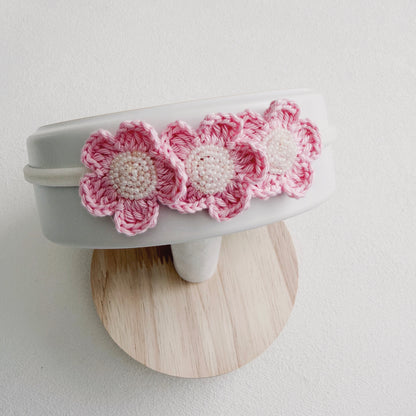 Grace Floral Crochet Baby Headband