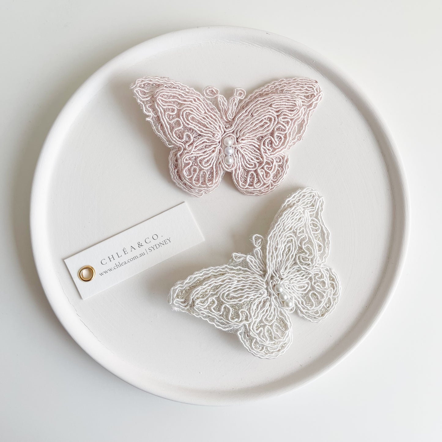 Tullia Lace Butterfly Clip