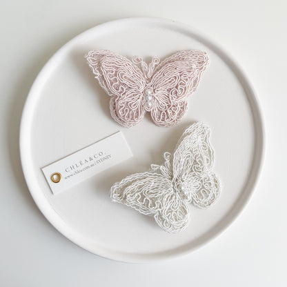 Tullia Lace Butterfly Clip