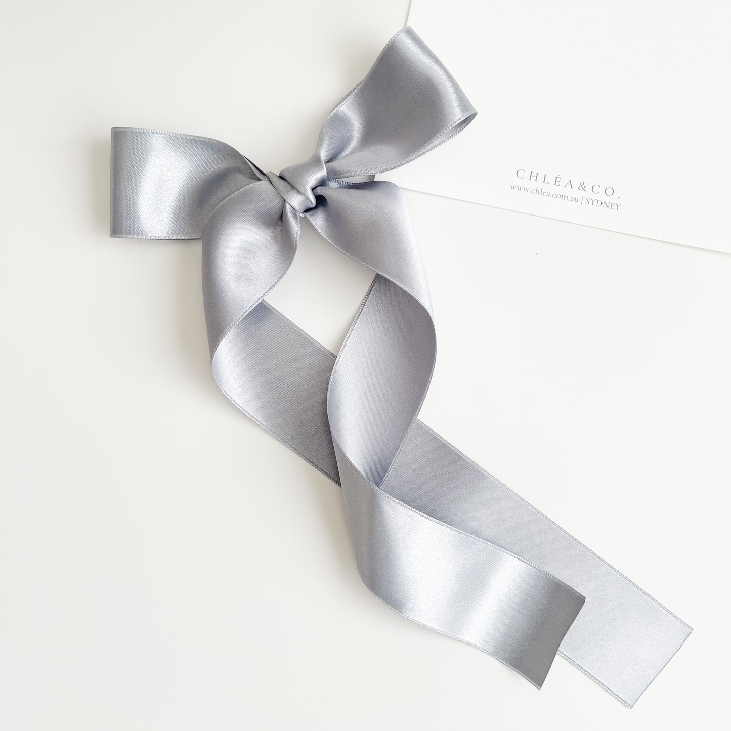 Signature Satin Long Tail Bow | Standard