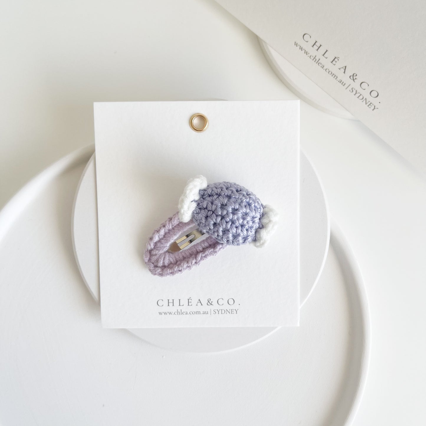 Bonbon Crochet Hair Clip