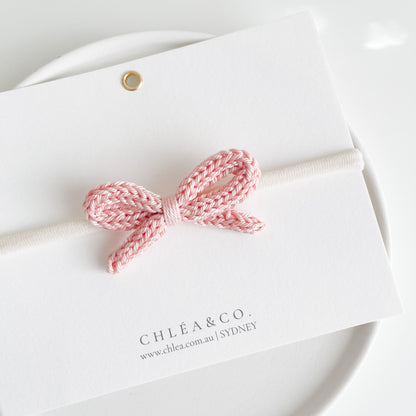Soleil Bow Crochet Headband