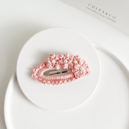 Sophie Pearl Crochet Clip