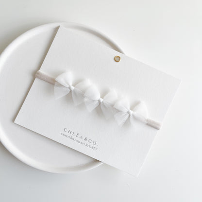 Ballerina Tulle Bow Headband