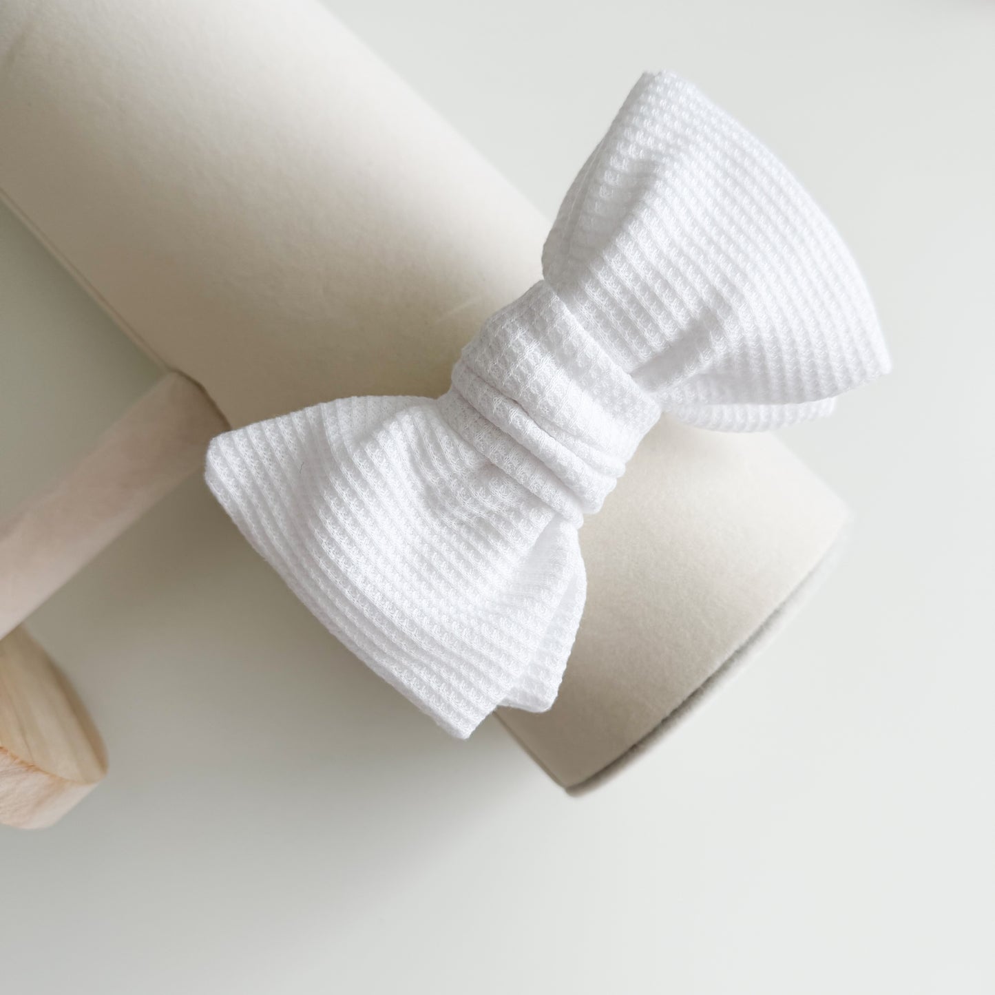 Waffle Bow Baby Headband