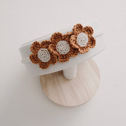 Grace Floral Crochet Baby Headband
