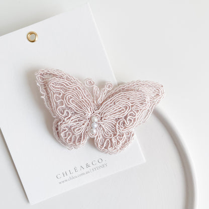 Tullia Lace Butterfly Clip